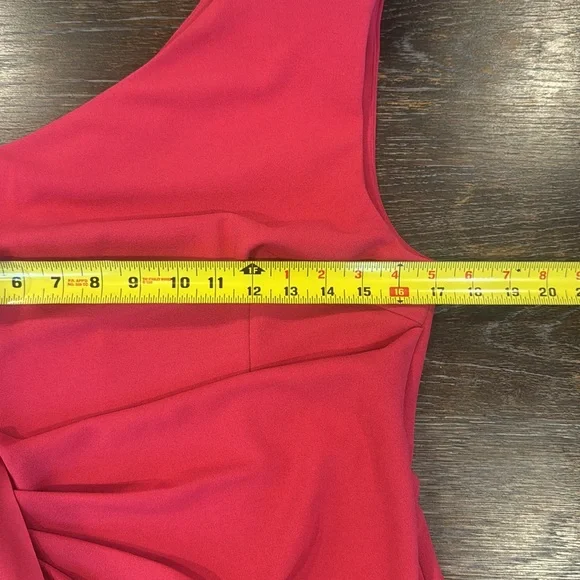 NWT Elliatt Caicos Women’s Mini Dress Fuchsia One Shoulder Asymmetrical Size M - Picture 12 of 14